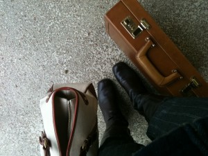 in three suitcase