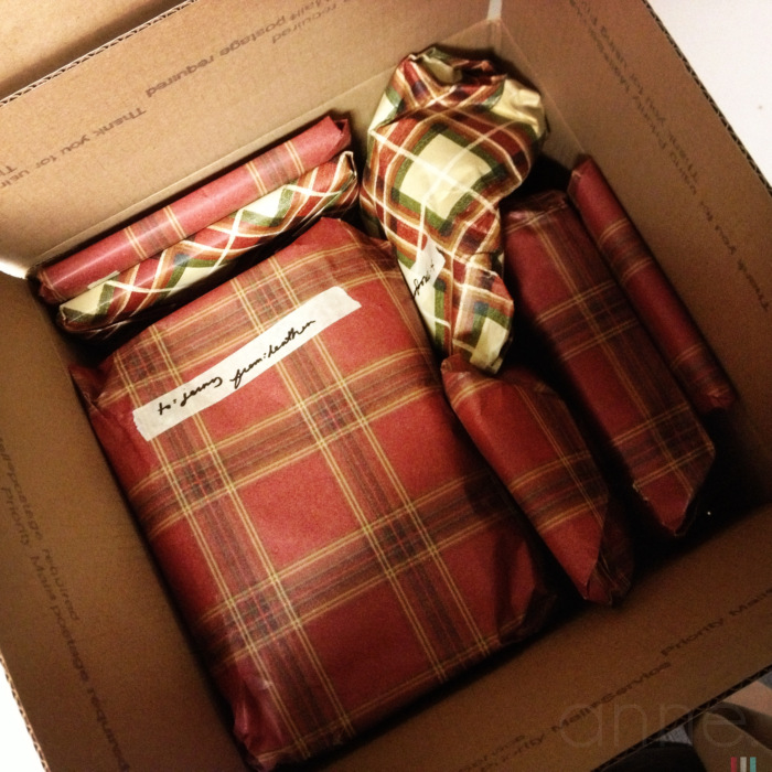 'Boxed Christmas gifts' December 2012
