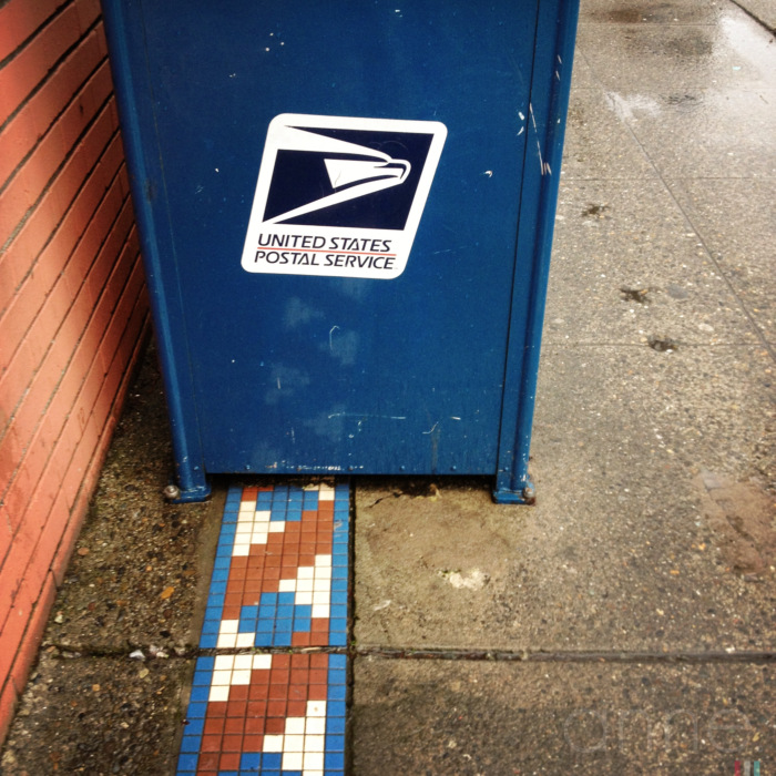 'Holiday packages and long lines' Capitol Hill, Seattle WA, December 2012