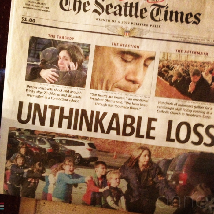 'Unthinkable loss' December 2012