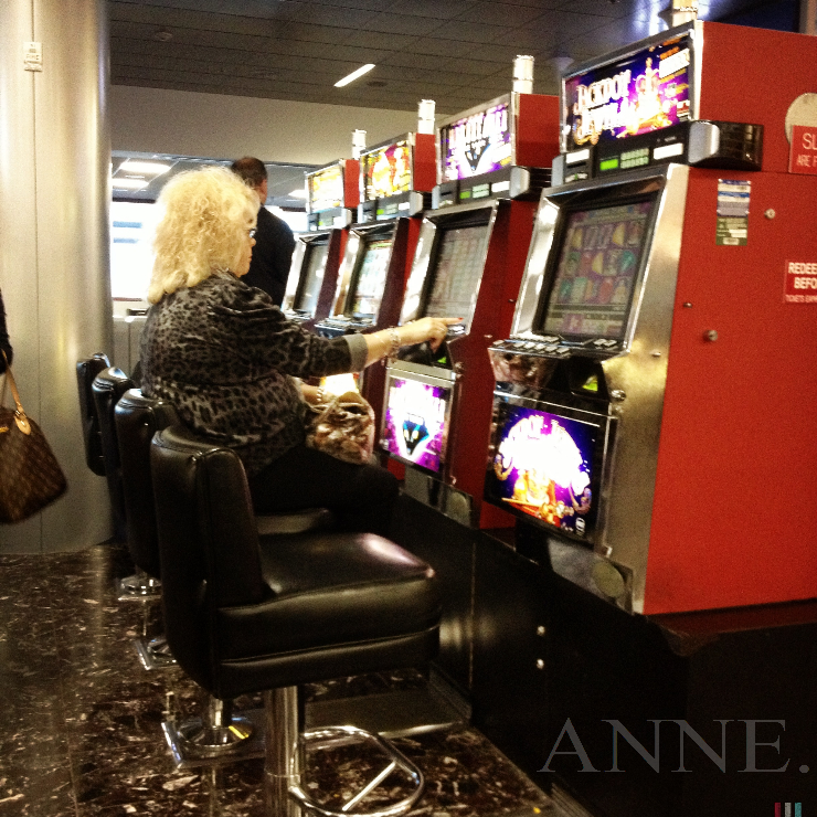 ‘Airport gambler’ Las Vegas, Nevada, December 2012
