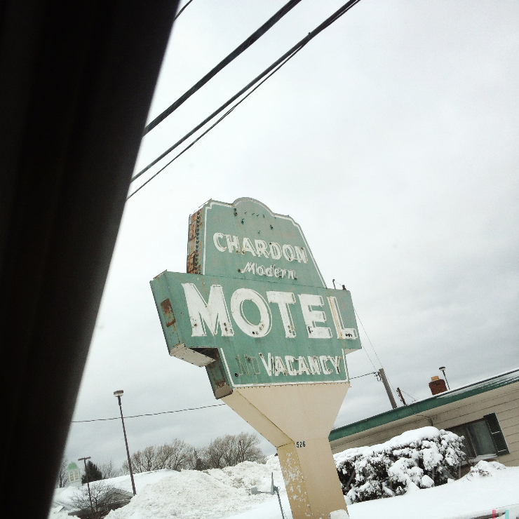 ‘Chardon modern motel’ Chardon, Ohio, December 2012