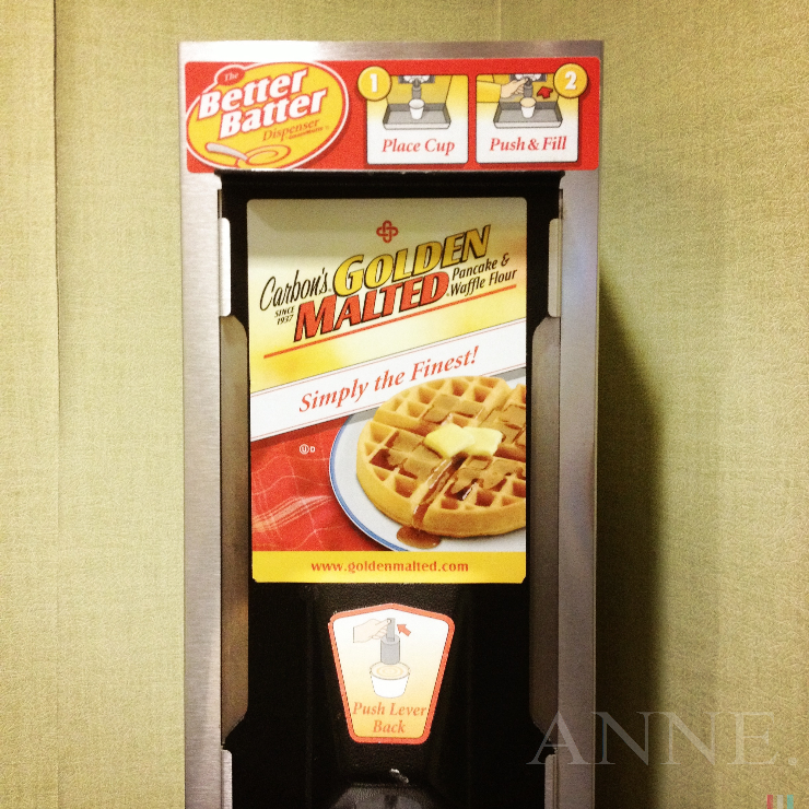‘Continental breakfast, Best Western, Cleveland, Ohio, December 2012
