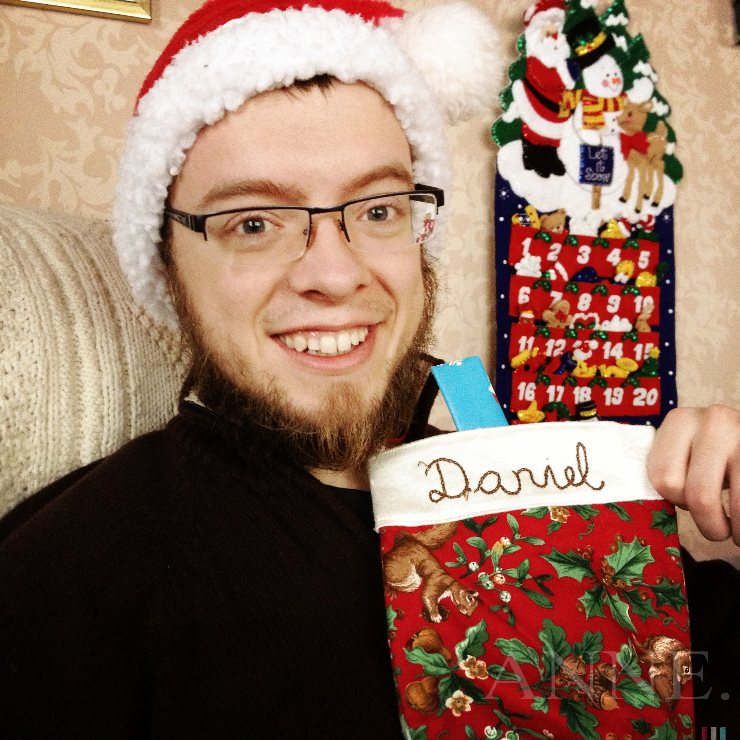 ‘Daniel and his stocking’ Hartsgrove, Ohio, December 2012
