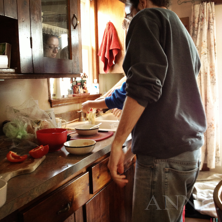 ‘Family cooking’ Hartsgrove, Ohio, December 2012