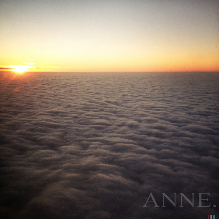 ‘Here comes the Sun’ En Route, Chicago, December 2012