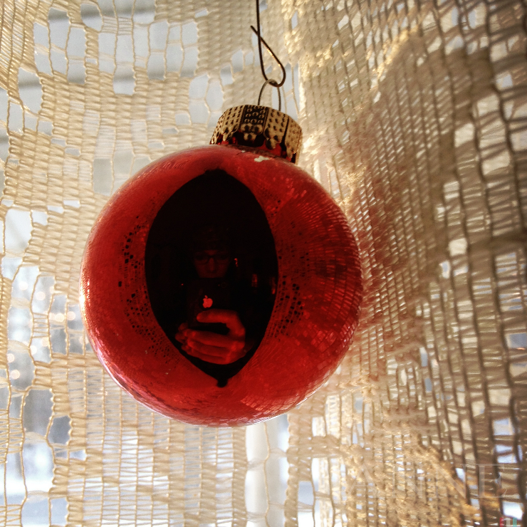 ‘Mirrored red bulb’ Hartsgrove, Ohio, December 2012