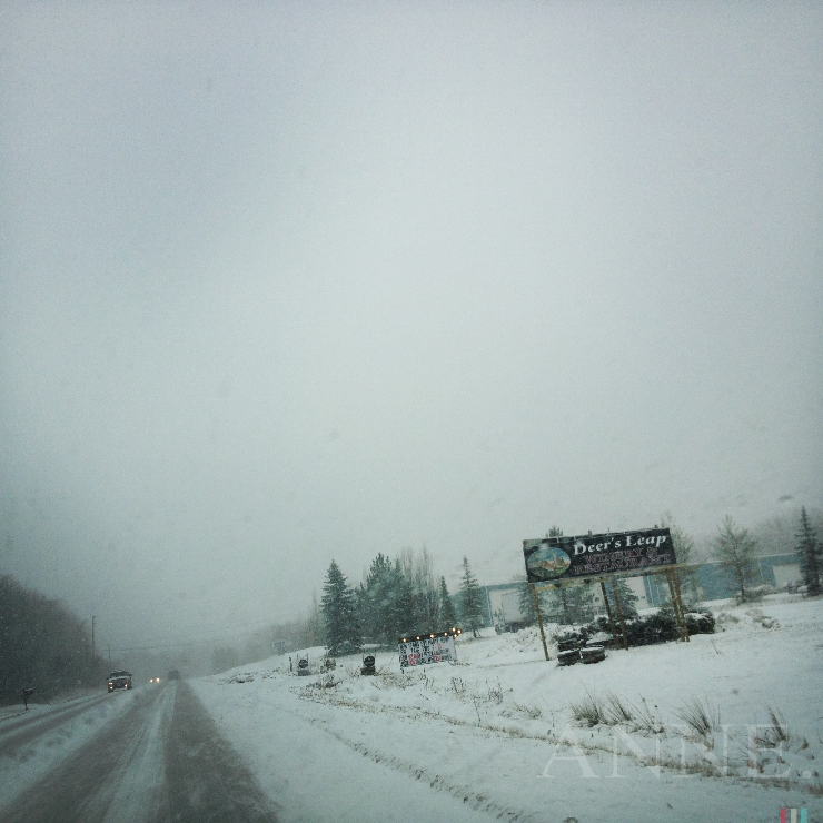 ‘Snowy ride’ Chardon, Ohio, December 2012
