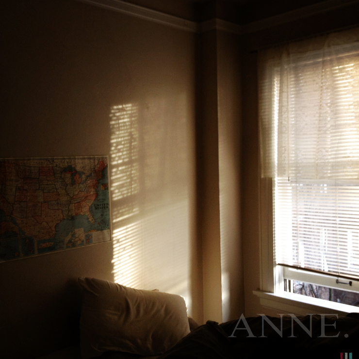 ‘Sundrenched bed’ Capitol Hill, Seattle WA, January 2013