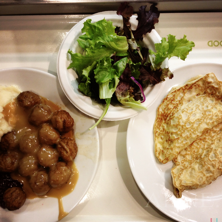 ‘Three plate full’ Ikea, Renton WA, January 2013